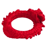 Ерекційне кільце – дракон Creature Cocks Rise of the Dragon Silicone Penis Ring – Red, діаметр 4 см — Просмотреть изображение 3