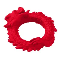 Ерекційне кільце – дракон Creature Cocks Rise of the Dragon Silicone Penis Ring – Red, діаметр 4 см — Просмотреть изображение 2
