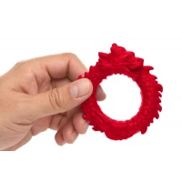 Ерекційне кільце – дракон Creature Cocks Rise of the Dragon Silicone Penis Ring – Red, діаметр 4 см — Просмотреть изображение 5