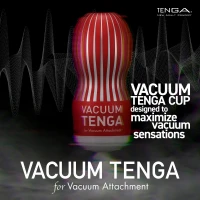 Мастурбатор VACUUM TENGA CUP, сумісний з насадками Tenga Vacuum Controller I та II, Tenga VACUUM MAX — Просмотреть изображение 4