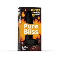 Ароматна свічка пікантної форми Pure Bliss Black Coffee Shot (Кава) 15 см — Переглянути зображення 6