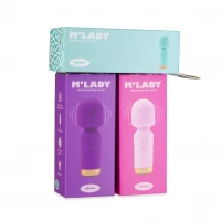 Вібромасажер M’Lady Mini Vibrating Wand Purple — Переглянути зображення 6