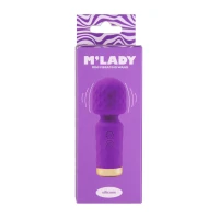 Вібромасажер M’Lady Mini Vibrating Wand Purple — Переглянути зображення 5