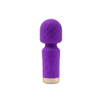 Вібромасажер M’Lady Mini Vibrating Wand Purple — Переглянути зображення 1