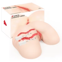 Мастурбатор Kokos 004 Vailla ONAHOLE Real Hips 2WayPlus з вібрацією та масажем — Переглянути зображення 18