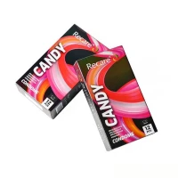 Презервативи Holographic Recare Delay Candy Condoms 12 шт, пролонгувальний ефект, цукерковий аромат — Переглянути зображення 3