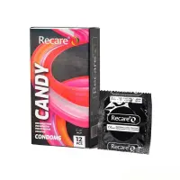 Презервативи Holographic Recare Delay Candy Condoms 12 шт, пролонгувальний ефект, цукерковий аромат — Переглянути зображення 1