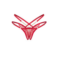 Трусики Obsessive Matildea crotchless thong S/M — Переглянути зображення 2