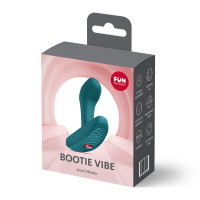 Анальная пробка Fun Factory Bootie Vibe Bottle Green — Просмотреть изображение 9