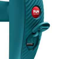 Анальная пробка Fun Factory Bootie Vibe Bottle Green — Просмотреть изображение 7