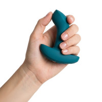 Анальная пробка Fun Factory Bootie Vibe Bottle Green — Просмотреть изображение 6