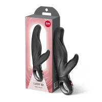 Вібратор-кролик для точки А Fun Factory LADY BI Black, 2 мотори, 12 режимів — Переглянути зображення 8