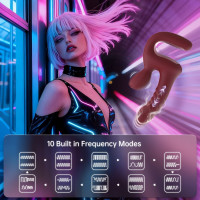 Смарт-пульсатор Magic Motion Magic Duet Bordeaux, 10 режимов пульсаций, 10 режимов вибрации — Просмотреть изображение 16