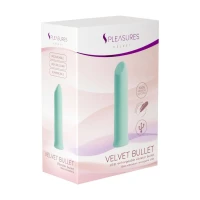 Віброкуля S Pleasures Velvet Bullet Candy Turquoise — фото 3