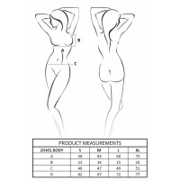 Боді Passion ZOVEL BODY light pink XL — Переглянути зображення 10