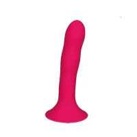 Дилдо з присоскою Adrien Lastic Hitsens 4 Pink, відмінно для страпона, діаметр 3,7см, довжина 17,8см — Переглянути зображення 1