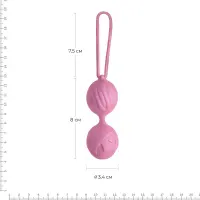 Вагінальні кульки Adrien Lastic Geisha Lastic Balls Mini Pink (S), діаметр 3,4 см, маса 85 г — Переглянути зображення 2