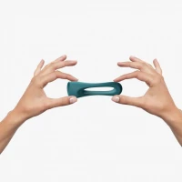Ерекційне кільце подвійне Love To Love FLUX RING - TEAL ME — Переглянути зображення 3