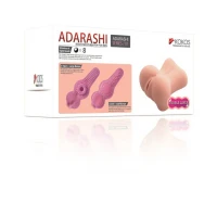 Мастурбатор-вагіна двошаровий Kokos Adarashi -1 Double Layer doggy-style — Переглянути зображення 9