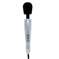 Вібромасажер DOXY Die Cast Polished (Silver), дуже потужний, живлення 220В, металевий корпус — Переглянути зображення 1