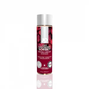 Змазка на водній основі JO H2O — Raspberry Sorbet (120 мл) без цукру, рослинний гліцерин