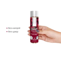 Змазка на водній основі JO H2O — Raspberry Sorbet (120 мл) без цукру, рослинний гліцерин — Переглянути зображення 2