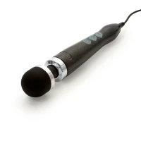 Вібромасажер DOXY Die Cast 3 Disco Black, дуже потужний, живлення 220В, металевий корпус — Переглянути зображення 2