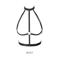 Портупея Bijoux Indiscrets MAZE — H Harness Black — Переглянути зображення 1