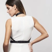 Портупея Bijoux Indiscrets MAZE — H Harness Black — Переглянути зображення 8