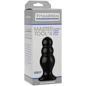 Анальний стимулятор Doc Johnson Titanmen Tools – Master, діаметр 6,6 см