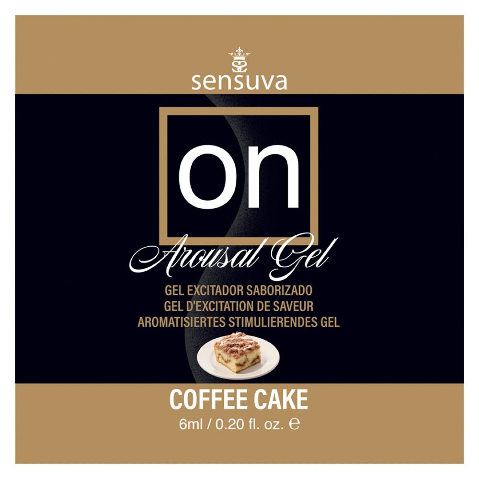 Пробник возбуждающего геля Sensuva - ON for Her Arousal Gel Coffee Cake (4 мл)