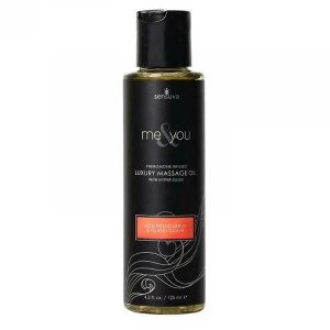 Масажна олія Sensuva Me&You Wild Passion Fruit & Island Guava (125 мл) з феромонами