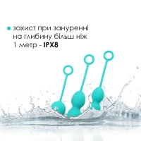Набір вагінальних кульок зі зміщеним центром ваги Svakom Nova Green — Переглянути зображення 4