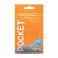 Мастурбатор TENGA Pocket Hexa-Brick — Переглянути зображення 1
