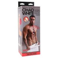 Фалоімітатор Doc Johnson Signature Cocks – Chad White 8,5 inch UltraSkin — Переглянути зображення 5