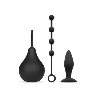 Набір новачка для анальної стимуляції Nexus ANAL BEGINNER KIT, спринцівка, анальне намисто і пробка — Переглянути зображення 1