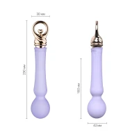 Вібромасажер із підігрівом Zalo Sweet Magic - Confidence Wand Fantasy Violet — Переглянути зображення 2