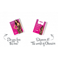 Бодістокінг Obsessive Bodystocking F234 S/M/L, абстрактний малюнок, глибоке декольте — Переглянути зображення 7