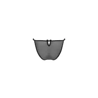 Напівпрозорі трусики з підвіскою Obsessive Ivannes panties black S/M, чорні — Переглянути зображення 6