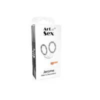 Сексуальна прикраса на пеніс та мошонку Art of Sex - Jerome, Срібло — Переглянути зображення 8