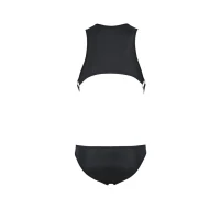 Чоловіче шкіряне боді Passion 056 ADAM L/XL Black, заклепки — Просмотреть изображение 6