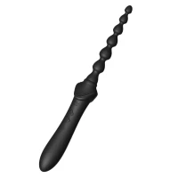 Мультифункціональний вібратор Zalo — Bess 2 Obsidian Black, 4 насадки, підігрів — Переглянути зображення 6