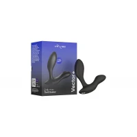 Смарт-вібромасажер простати We-Vibe Vector+ CHARCOAL BLACK, пульт ДК, регульований кут нахилу — Переглянути зображення 12