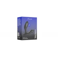 Смарт-вібромасажер простати We-Vibe Vector+ CHARCOAL BLACK, пульт ДК, регульований кут нахилу — Переглянути зображення 14