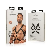 Портупея Bedroom Fantasies: Rocco Bondage Harness, чорна — Переглянути зображення 6