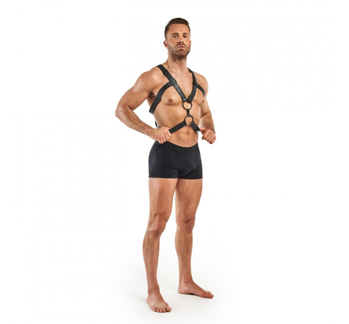 Портупея Bedroom Fantasies: Rocco Bondage Harness, чорна