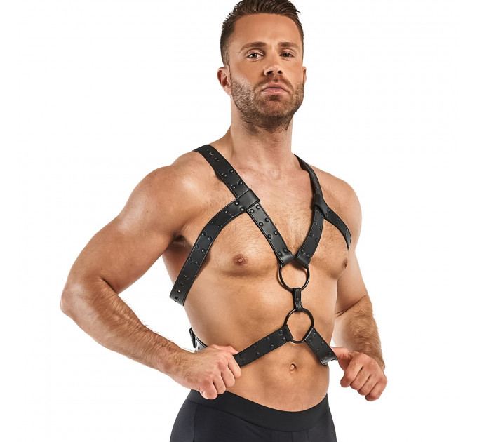 Портупея Bedroom Fantasies: Rocco Bondage Harness, чорна