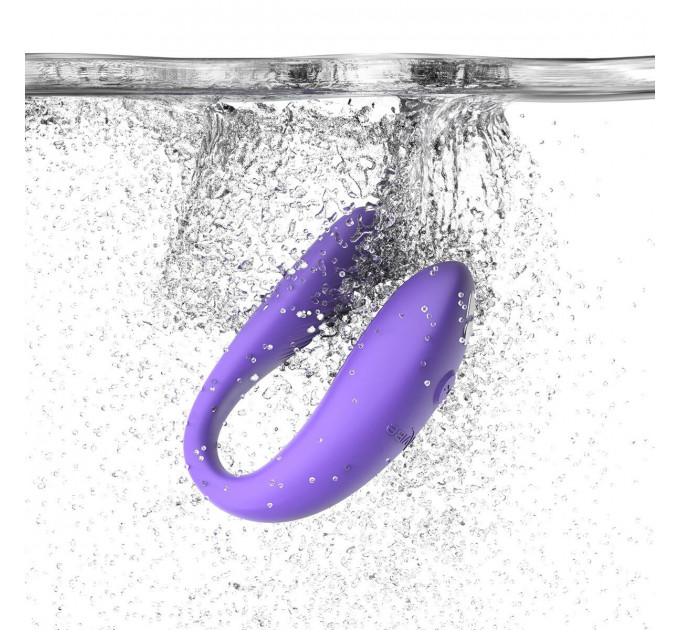 Смарт-вібратор для пар We-Vibe Sync GO Light Purple, тревел-кейс