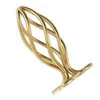 Металева анальна пробка LOCKINK SEVANDA Hollow Spiral Golden, M, золотиста, діаметр 3 см — Переглянути зображення 2