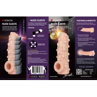 Насадка на член Kokos Nude Sleeve NS 003 M — Просмотреть изображение 5